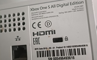 Xbox one S pelikonsoli