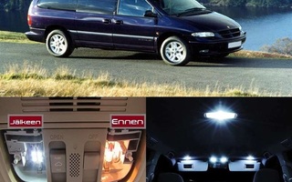 Chrysler Voyager (MK3) Sisätilan LED -muutossarja 6000K