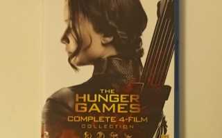Nälkäpeli / The Hunger Games - 4-elokuvaa - Blu-ray, uusi