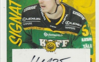 2022/23 Cardset  Signature Henrik Haapala , Ilves