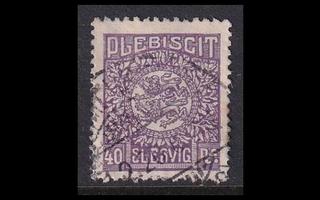 Slesvig 9 o Vaakuna 40 Pf (1920)