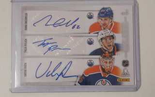 13-14 Contenders Sixes Autograph Oilers & Canucs