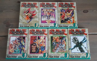 Yu-Gi-Oh! Millenium World Vol.1-7 Manga pokkareita 7 kpl + 1