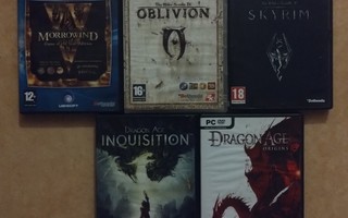 Oblivion & Dragon age paketti