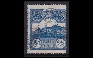 San Marino 38 o Monte Titano 25 C (1903)