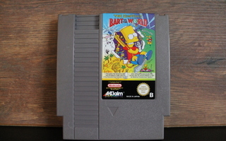 NES The Simpsons: Bart VS. The World (PAL-B/FRA) (L)