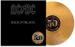 AC/DC : Back In Black 50th - LP, LTD, Cold Colored, uusi
