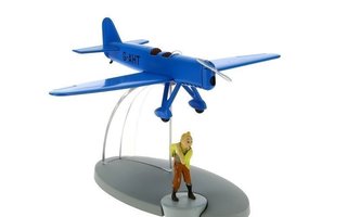 TINTIN PLANES BLUE RACING PLANE	(45 062)	lentokone+figuuri,