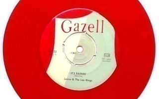 LENNE & LEE KINGS; It's rainin' / L.O.D. 7"-red vinyl