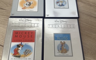 Erilaisia Walt Disney treasures dvd:itä