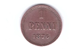 Suomi 1 Penni 1876