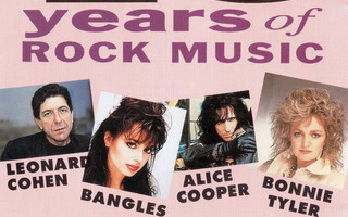 25 YEARS OF ROCK MUSIC (CD), kokoelma, ks. kappaleet