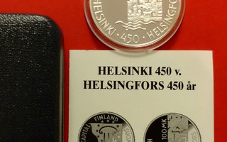 100 mk markkaa 2000 Helsinki 450 vuotta, PROOF.
