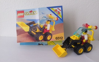 LEGO LANDSCAPE LOADER 6512 +OHJEET (vuodelta 1992)