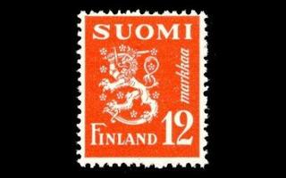 381 ** Leijona 12 mk punainen (1950)