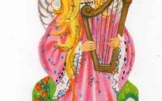 MLP 1480 / Vaaleanpunamekkoinen enkeli ja harppu.