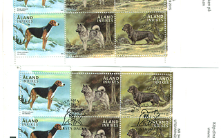 2015 Ahvenanmaalaisia metsästyskoiria, 2 postimerkkivihkoa