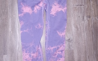 Violetti pinkit tiedye legginssit koko s/xs