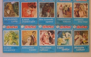 LENITA jännityspokkarit koko sarja 10 kpl Vaasa Oy 1976-78