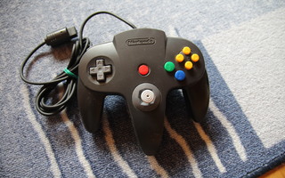 Nintendo 64 : Ohjain [Aito Nintendo tuote][musta]
