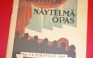 Tammen näytelmäopas Nr.1 syksyllä 1945