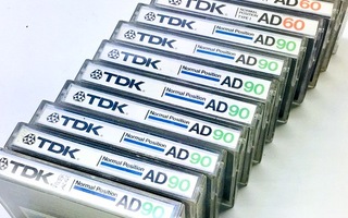 TDK C kasetteja normal Bias 120us EQ