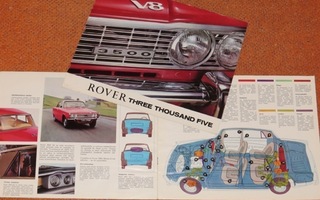 1969 Rover 3500 V8 esite - KUIN UUSI - 10 sivua