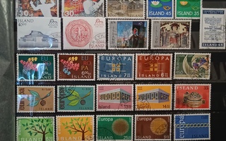 Islanti postimerkit 155kpl (leimatut) osa 2.