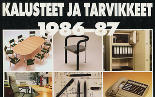 TOIMISTO- ja YLEISÖTILOJEN KALUSTEET, Tarvikkeet 1986 RETRO