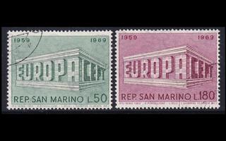 San Marino 925-6 o Europa (1969)