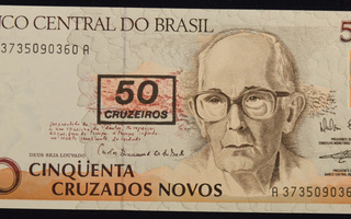 Brasilia 1990 50 Cruzeiros