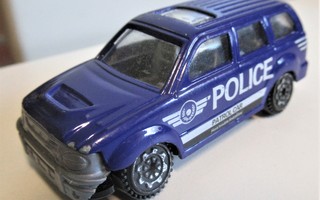 Police Patrol car pienoismalli