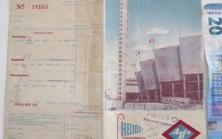 VANHA Valokuva Kuori Helios Helsinki Olympia 1952 Stadion