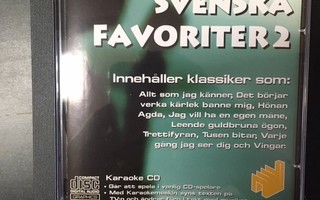 Svenska Karaokefabriken - Svenska favoriter 2 CD+G