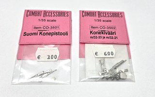 Combat Accessories 1/35 Suomi Konepistooli + Konekivääri