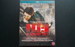 BD: M:I 4 Movie Set (Tom Cruise 1996-2011/2012)  UUSI