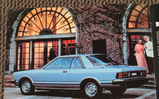 1981 Datsun Bluebird Coupe jne esite - KUIN UUSI - 12 sivua