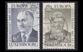 Luxemburg 1009-10 o Europa kuuluisia henkilöitä (1980)