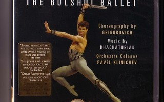 dvd, Spartacus. The Bolshoi Ballet. 2dvd UUSI / New [tv-elok