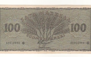 100 mk 1955 sarja A* FIE-Lei, (tähtiseteli)