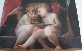 taidepostikortti Rosso Fiorentino enkeli kulkematon