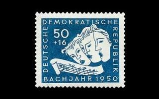 DDR 259 ** Johann Sebastian Bach 50+16 Pf (1950)