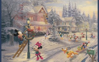 Thomas Kinkade: Mikin viktoriaaninen joulu (taittokortti)