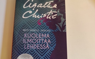 Agatha Christie; Kuolema ilmoittaa lehdessä