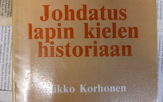 Mikko Korhonen - Johdatus lapin kielen historiaan (nid.)