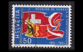 Sveitsi 794 o Sveitsiläisten saapuminen Geneveen 150v (1964