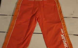 Oranssit ICEPEAKIN pohjepituiset "shortsit", koko 140 cm