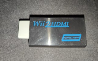 Wii To HDMI Compatible Converter Adapter 3.5mm Audio for PC