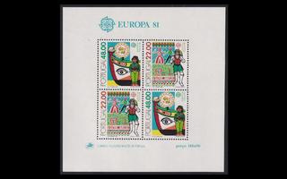 Portugali 1531-2BL32 ** Europa (1981)