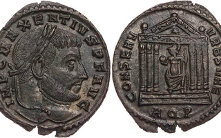 ANTIIKIN ROOMA: Maxentius AE Follis 307-310